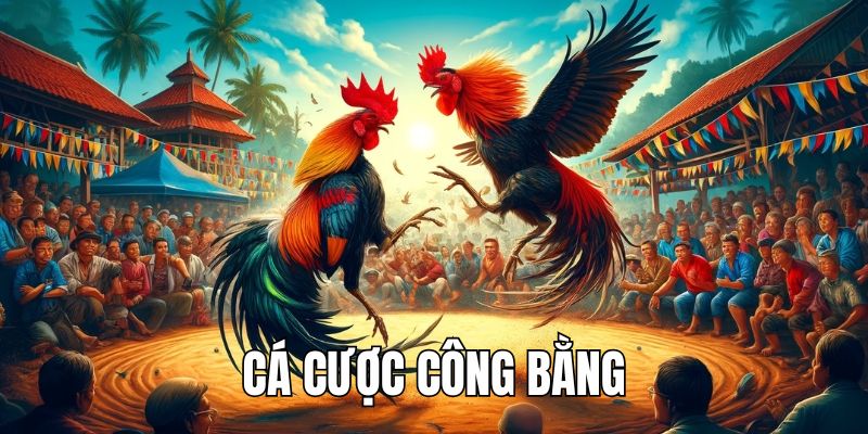 Cá cược tại đá gà đảm bảo công bằng